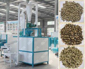 Automatic Hemp Seeds Shelling and Separating Machine Automatic Hemp Seeds Shelling and Separating Machine